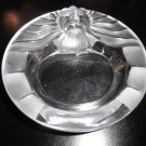 Lalique  Crystal "Tete De Lion" Ashtray. # 4891