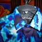 Robert Graham SUN SPOTS Blue Print Short Sleeve Button-Down Shirt 3XL XXXL