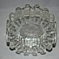 Heavy Glass Sprocket  Ashtray Measures 4.75" x 2 " H
