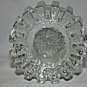 Heavy Glass Sprocket  Ashtray Measures 4.75" x 2 " H