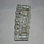 Heavy Glass Sprocket  Ashtray Measures 4.75" x 2 " H