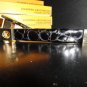 Solingen Germany Gold and Black Leather V-Cut cigar cutter and box opener NIB
