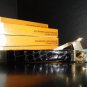 Solingen Germany Gold and Black Leather V-Cut cigar cutter and box opener NIB
