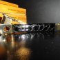 Solingen Germany Gold and Black Leather V-Cut cigar cutter and box opener NIB