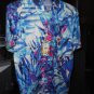 Robert Graham Sanderson Tropical Print $198 Medium Classic Fit Short Sleeve NWT