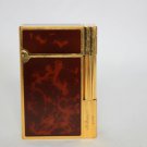 S.T. Dupont Gatsby Lighter, Chinese lacquer, Gold trim, Brown