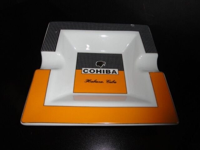 ceramic  cigar ashtray 7 1/2 " square  NIB