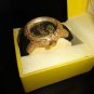 INVICTA S1 RALLY SHARK MENS AUTOMATIC 50.5MM GOLD CASE BLACK DIAL - MODEL 26427