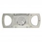 Elie Bleu Cigar Cutter Polished and Satin Steel | EBC1003 New