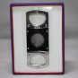 Elie Bleu Cigar Cutter Matte Black / Satin Stainless Steel EBC1000 New