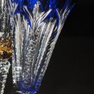 Faberge Palais Cobalt Blue Crystal Colored Flute Glass