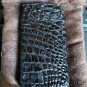 Brizard and Co. - Venezia Lighter - Genuine Black Caiman NIB ( EMPTY)