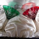 Faberge Crystal Martini Glasses Set of 2