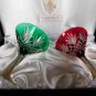 Faberge Crystal Martini Glasses Set of 2