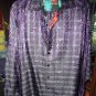 Robert Graham Limited Edition Purple Long Sleeve Shirt Size Medium