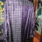 Robert Graham Limited Edition Purple Long Sleeve Shirt Size Medium