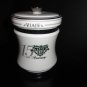 Viaje 15th Anniversary Silver Cigar Ceramic Jar Humidor NIB