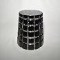 Faberge Black Cased Cut to Clear Crystal Metropolitan Ice Bucket