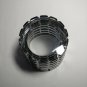 Faberge Black Cased Cut to Clear Crystal Metropolitan Ice Bucket