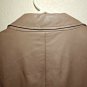 Fratelli Rossetti Men's Leather Beige Blazer Jacket