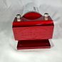 Marine Machine Billet Aluminum Powder Coated Red Fuel Filter Water Separator