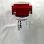 Marine Machine Billet Aluminum Powder Coated Red Fuel Filter Water Separator