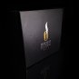 Pro Cigar Festival 2016 crystal ashtray NIB Measures 7" x 7" x 1"