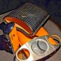 Black carrying case with cutter and lighter NIB