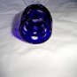Faberge Na Zdorvye Cobalt Blue cut to clear crystal CORDIAL LIQUEUR glass Mint