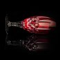 Ajka Arabella Ruby Red  Cut To Clear Crystal Iced Tea Glasses Goblets 8&acirc;��