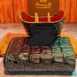 Brizard and Co Black Caiman Genuine Carrying Case NIB