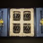 Fabergé Marie Louise Black Crystal Old Fashion Glasses Set Of 4 NIB