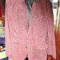 Roberto Cavalli Burgundy Leather Jacket Mens Size 50