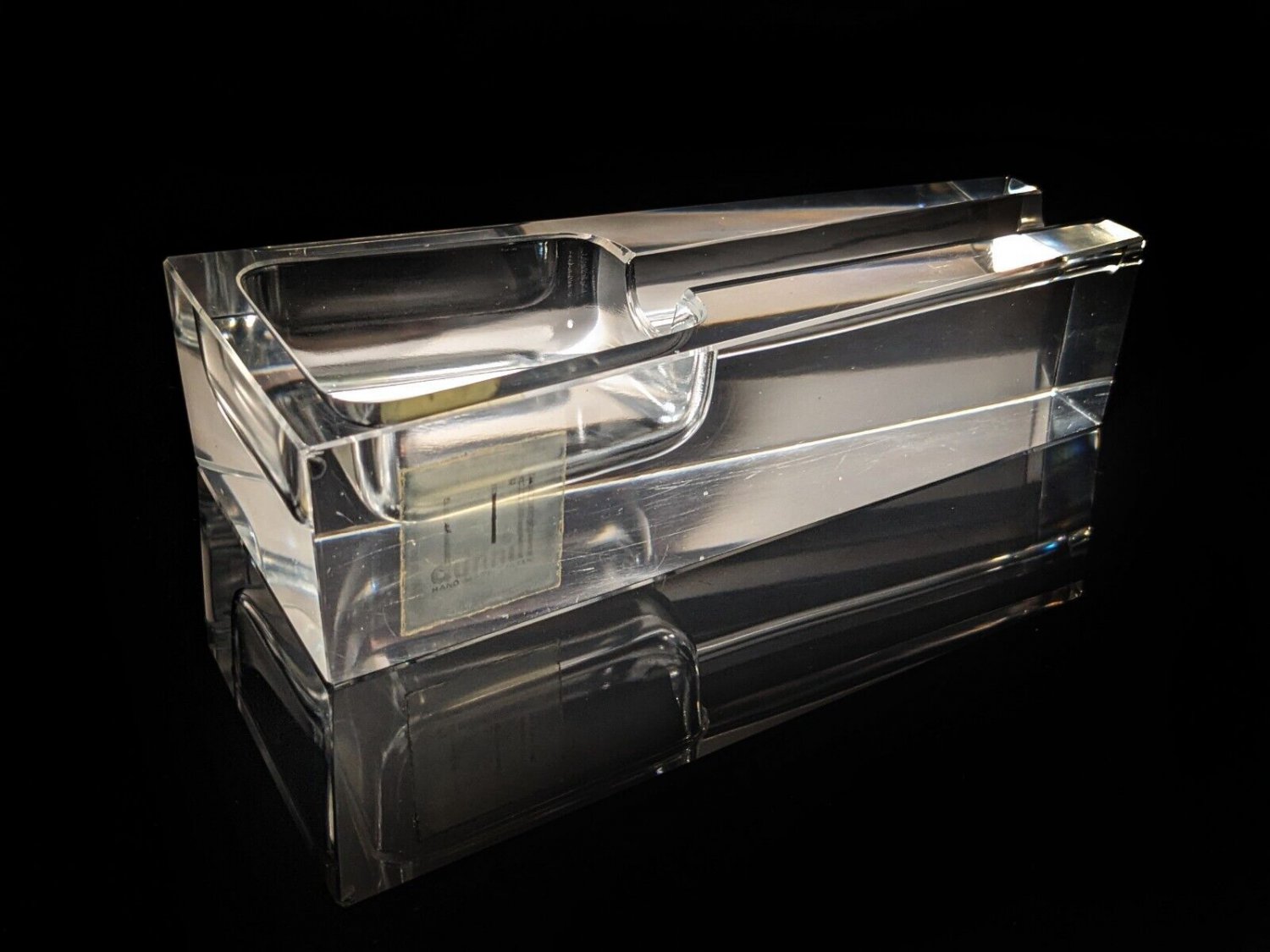 Dunhill Crystal Cigar Ashtray # 1