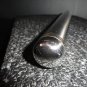 Cigar Travel Holder Stainless Steel with Gold plated bands 8.25" L