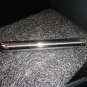 Cigar Travel Holder Stainless Steel with Gold plated bands 8.25" L