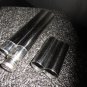 Cigar Travel Holder and Flask Stainless Steel 18-8 8.5" L