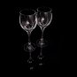 Faberge Bristol Clear Crystal Wine Goblets NIB