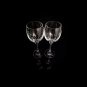 Faberge Bristol Clear Crystal Wine Goblets NIB