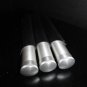 Cigar Classics Tripple Silver Cigar Tube Holder in Black Leather