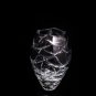 Faberge  Clear Crystal  Vase Measures 8 " H x 5" W x 5" D