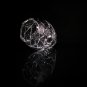 Faberge  Clear Crystal  Vase Measures 8 " H x 5" W x 5" D