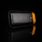 Black and Yellow Leather Cigar Carrying Case NIB
