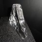 Heavy Crystal Clear Cigar Ashtray Measures 6.5"  NIB