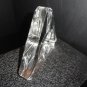 Heavy Crystal Clear Cigar Ashtray Measures 6.5"  NIB