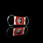 Brizard and Co Racing Red Leather V Cigar Cutter and carrying case New