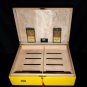 Particulares Yellow Ltd Edition  Cigar Humidor  19.25" L x 14.5" W x 6.25" H