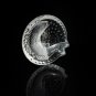 Lalique Koi Fish Crystal Ashtray Signed Authentic 6" Diameter