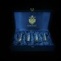 Faberge Shot Glasses Clear Crystal NIB