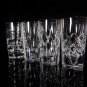 Faberge Shot Glasses Clear Crystal NIB